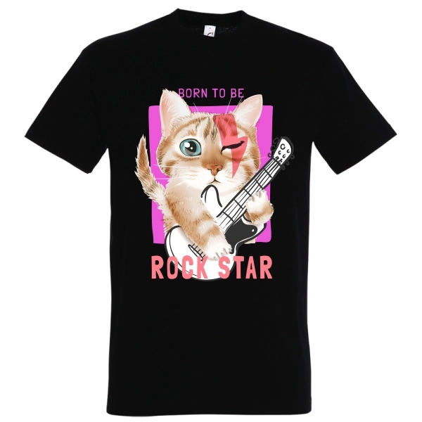 Tricou bărbat - Rock Star Cat - imagine 9