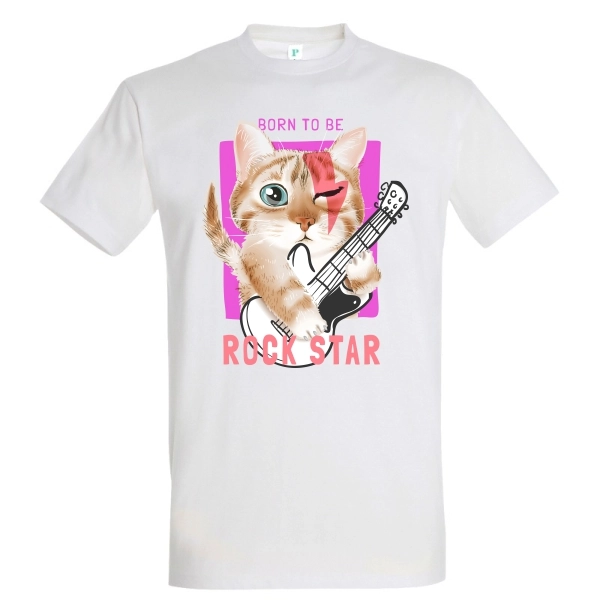 Tricou bărbat - Rock Star Cat - imagine 2
