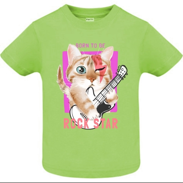 Tricou copii - Rock Star Cat - imagine 7