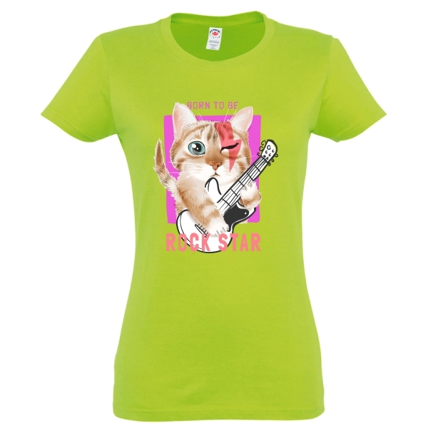Tricou damă - Rock Star Cat - imagine 8