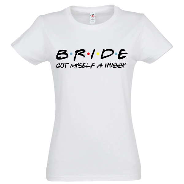 Tricou damă - Bride got hubby - imagine 2