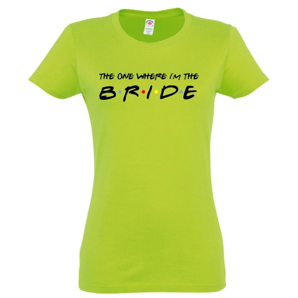 Tricou damă - I'm the Bride - imagine 5