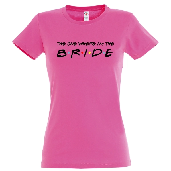 Tricou damă - I'm the Bride - imagine 4