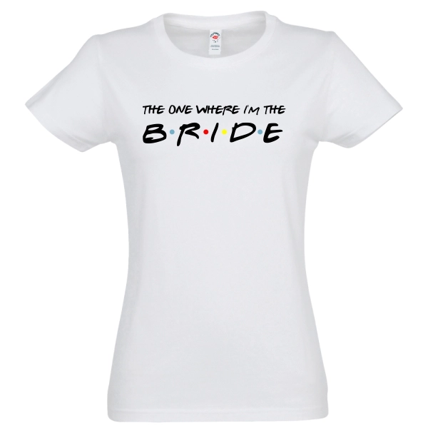 Tricou damă - I'm the Bride - imagine 2
