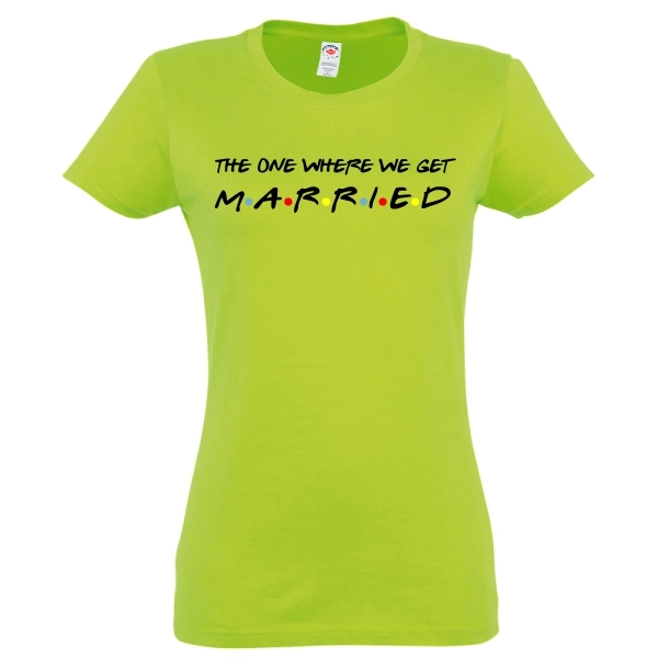 Tricou damă - We get married - imagine 5