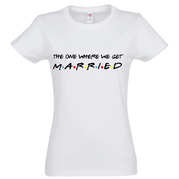 Tricou damă - We get married - imagine 2