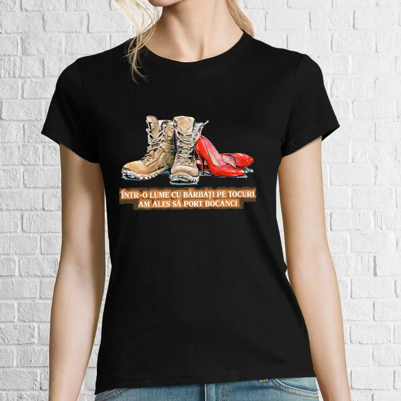 Tricou damă - Port bocanci