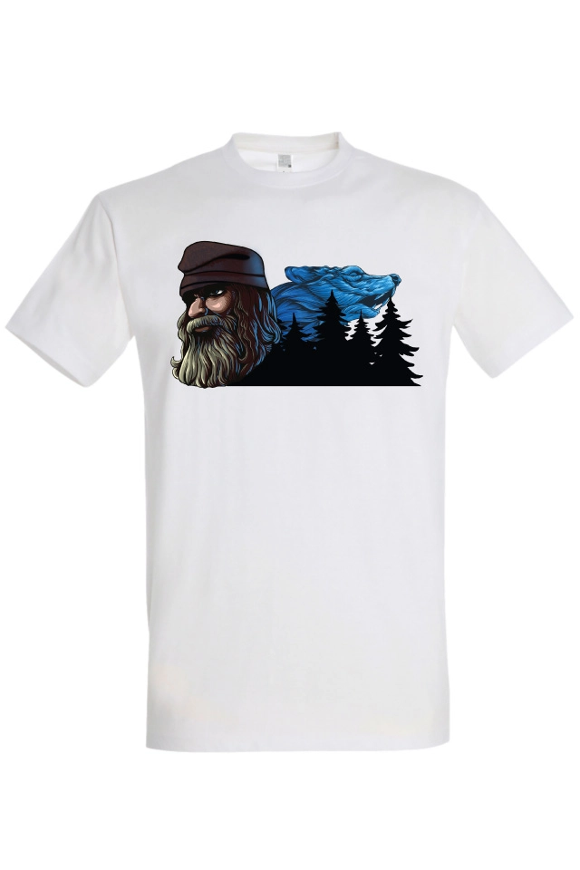 Tricou bărbat - Dac cu Lup - imagine 2