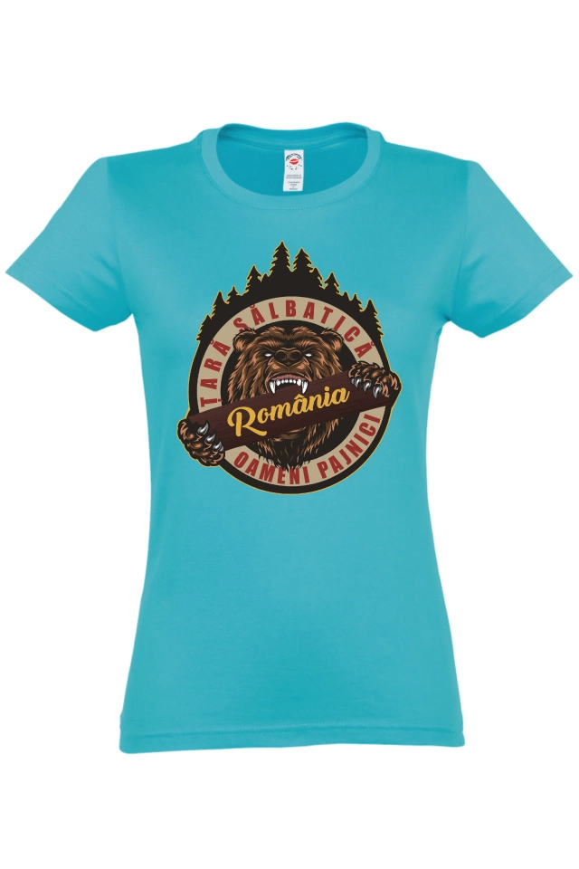 Tricou damă - România Țară Sălbatică - imagine 3