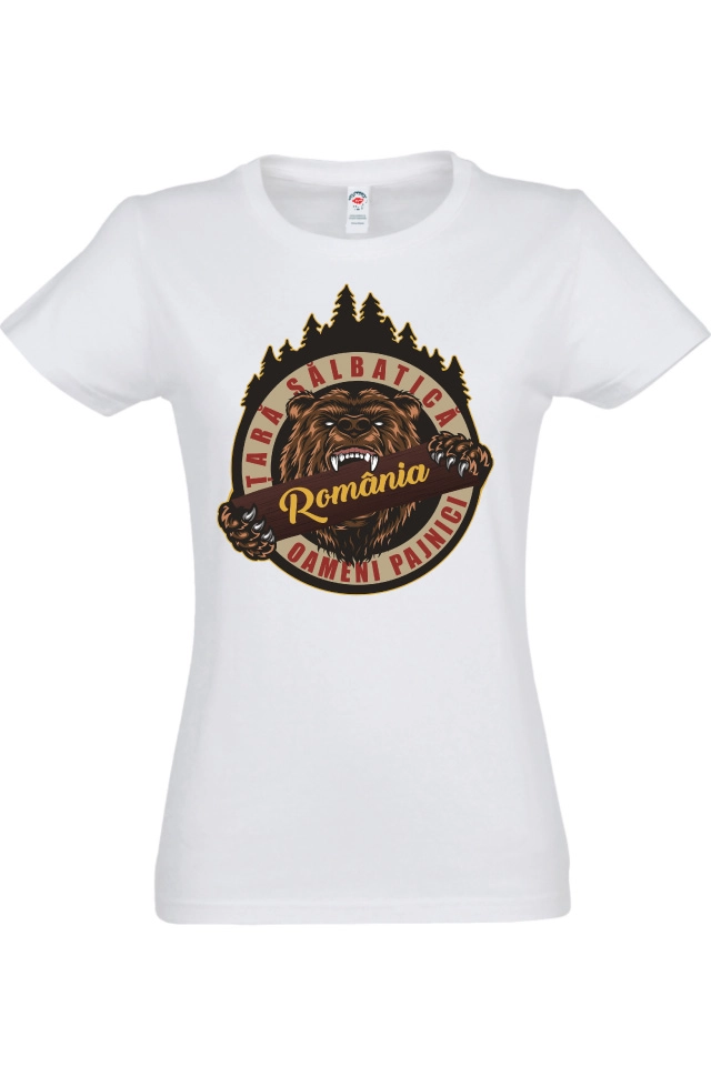 Tricou damă - România Țară Sălbatică - imagine 2