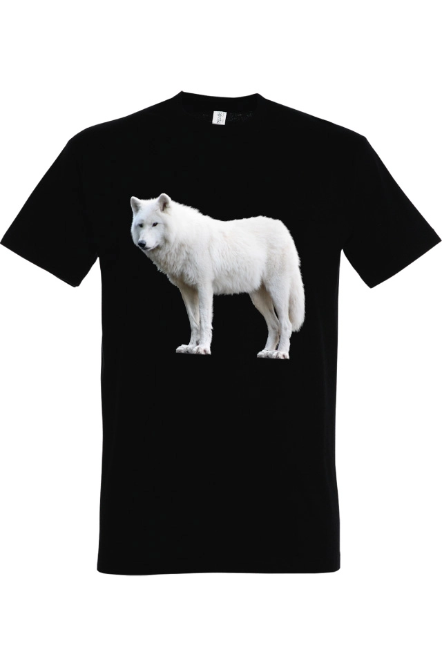 Tricou bărbat - Lup Alb - imagine 2