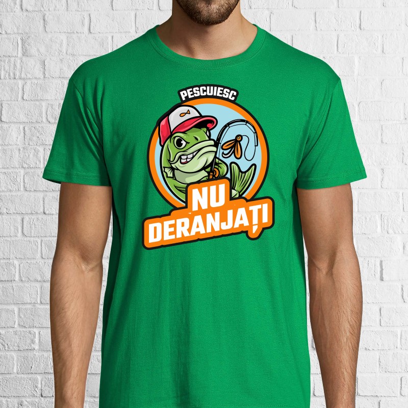 Tricou bărbat - Pescuiesc Nu deranjați!
