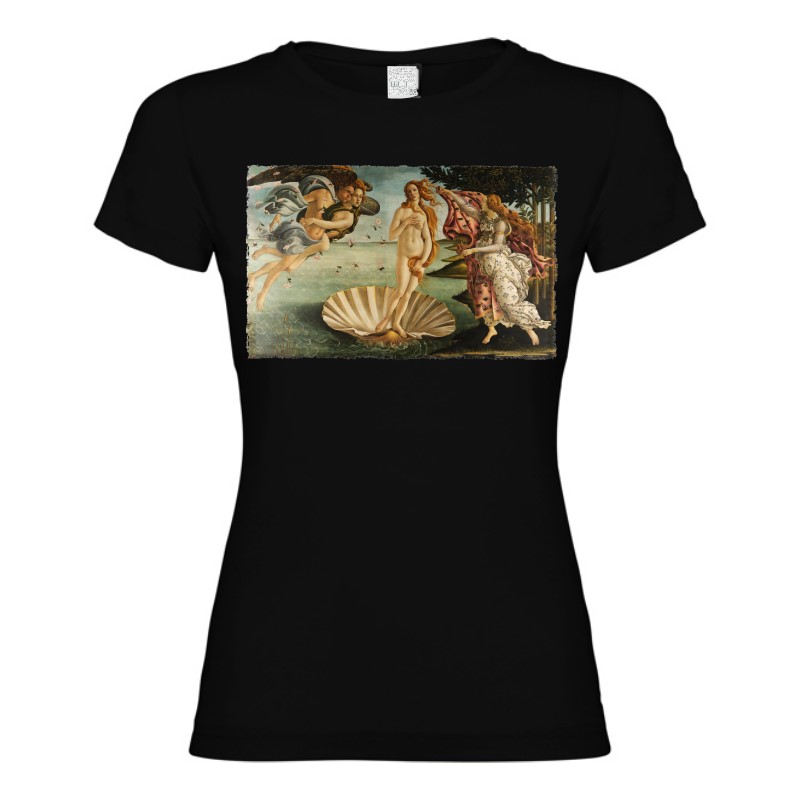 Tricou damă - Botticelli - Nașterea Venerei - imagine 3