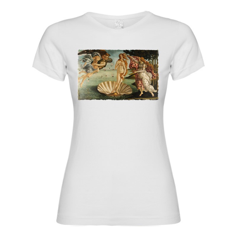 Tricou damă - Botticelli - Nașterea Venerei - imagine 2