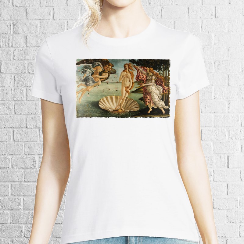 Tricou damă - Botticelli - Nașterea Venerei