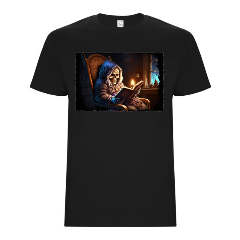Tricou bărbat - Moartea citind - imagine 2