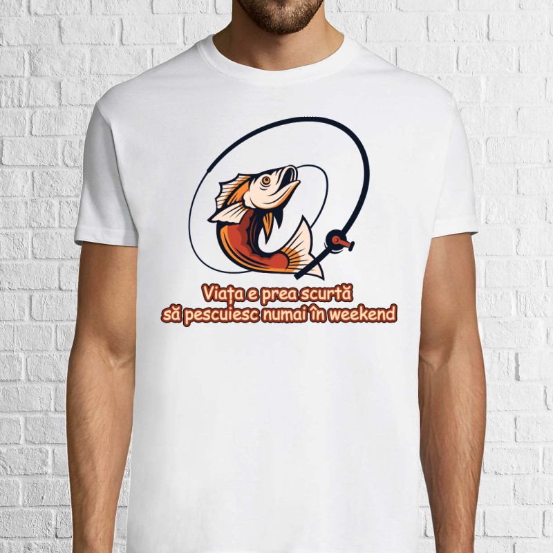 Tricou bărbat - Pescar nu doar în Weekend