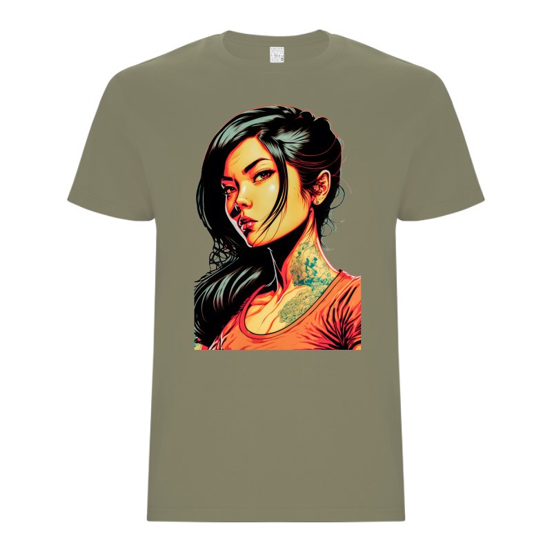 Tricou bărbat - Cyberpunk Girl - imagine 8