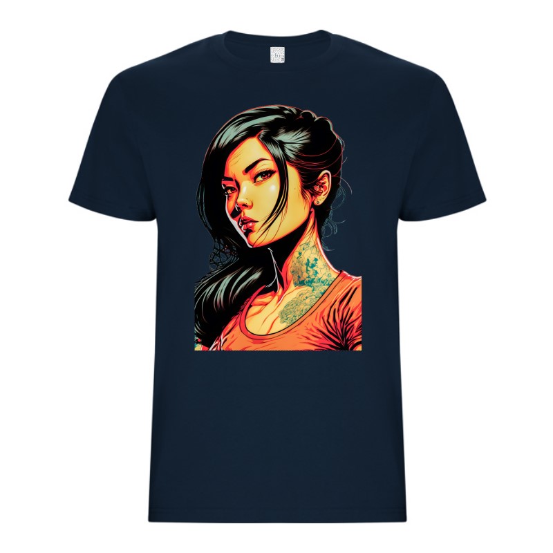 Tricou bărbat - Cyberpunk Girl - imagine 5