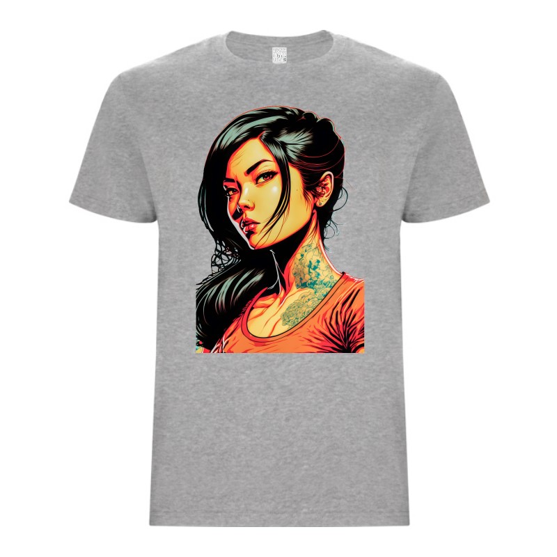 Tricou bărbat - Cyberpunk Girl - imagine 7