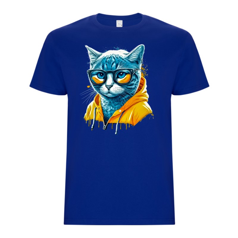 Tricou bărbat - Cyberpunk Cat - imagine 3