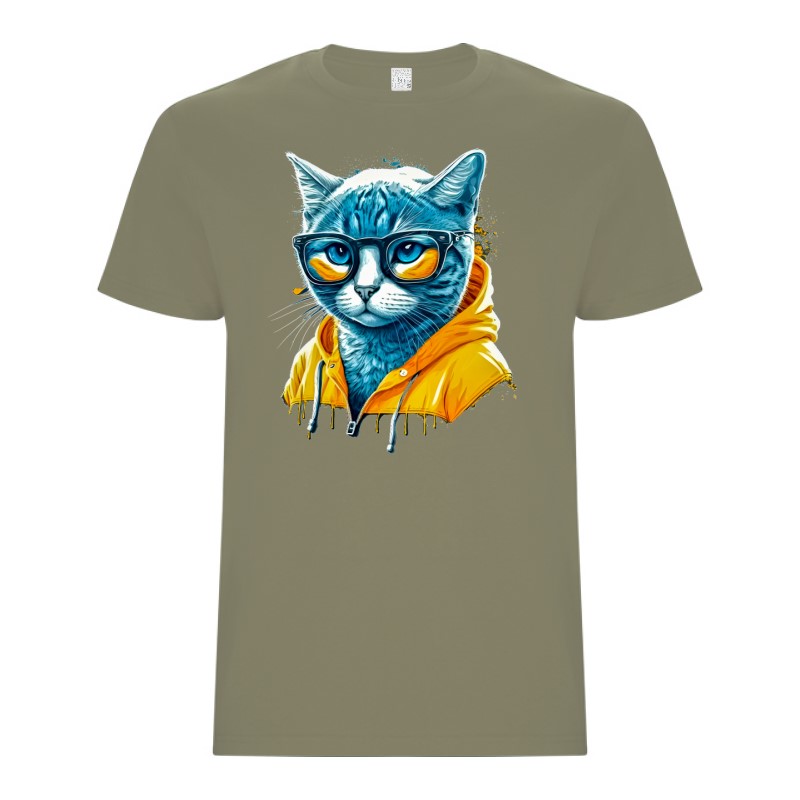 Tricou bărbat - Cyberpunk Cat - imagine 8