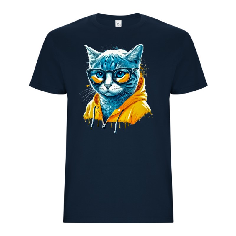 Tricou bărbat - Cyberpunk Cat - imagine 5