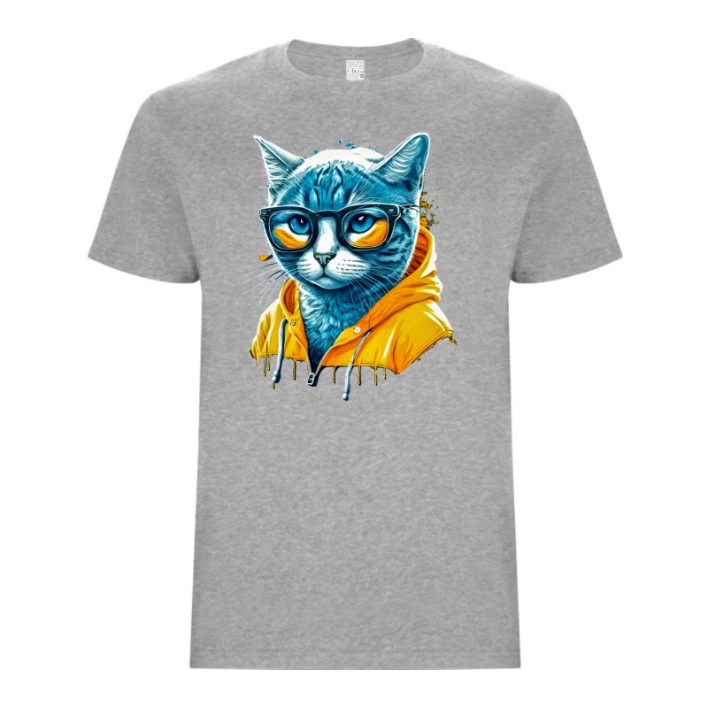 Tricou bărbat - Cyberpunk Cat - imagine 7