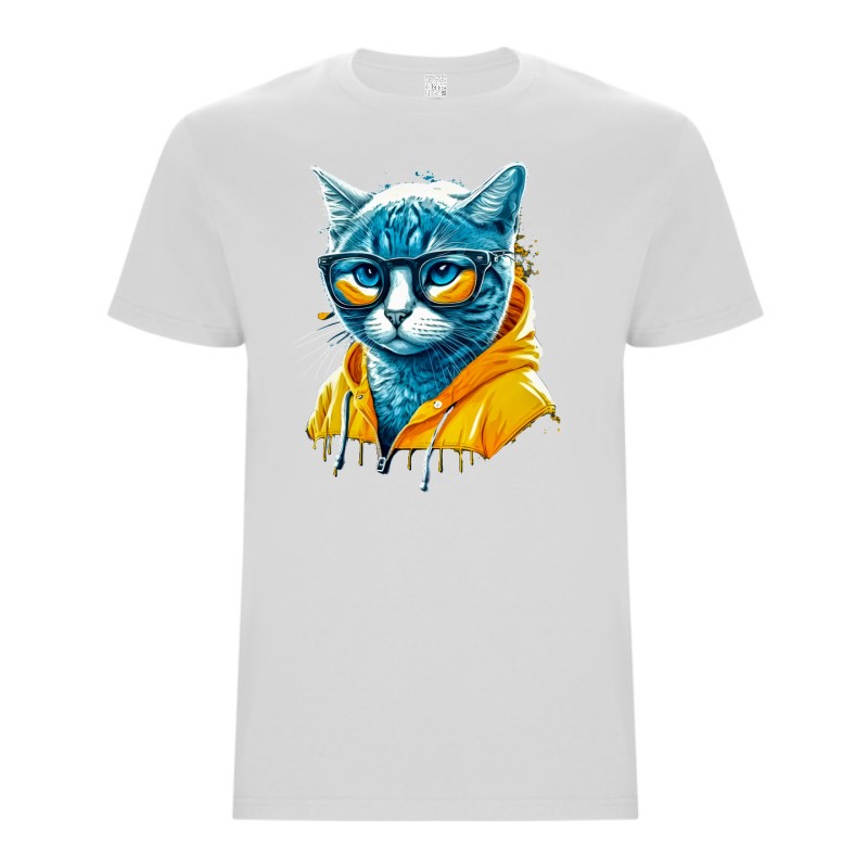 Tricou bărbat - Cyberpunk Cat - imagine 2