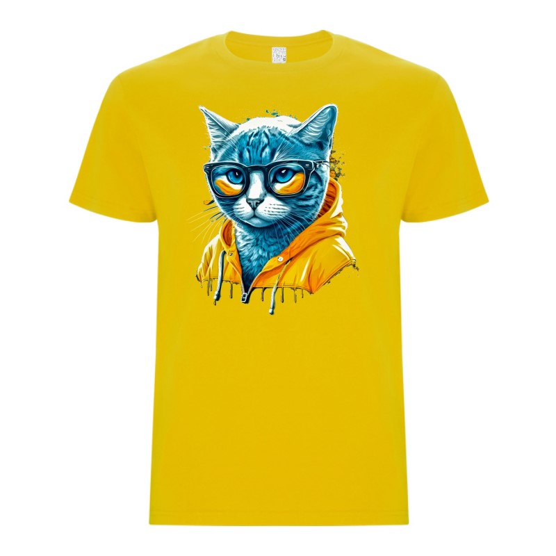 Tricou bărbat - Cyberpunk Cat - imagine 6