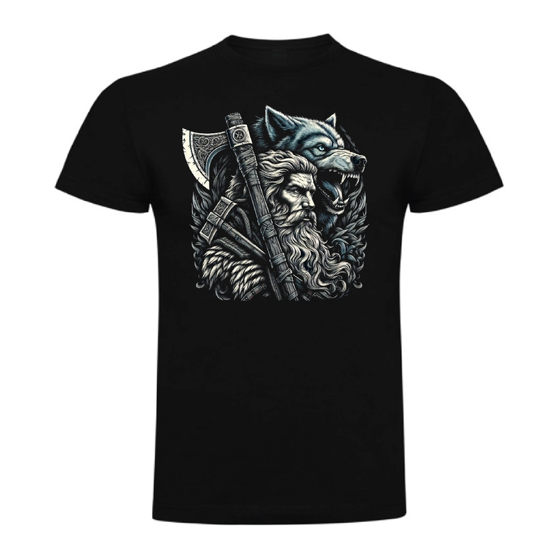 Tricou bărbat - Războinic cu lup - imagine 2
