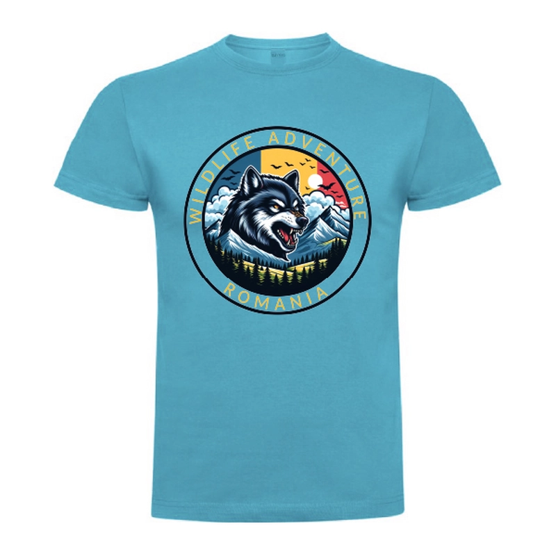 Tricou bărbat - Romana Wildlife Adventure - Lup - imagine 4