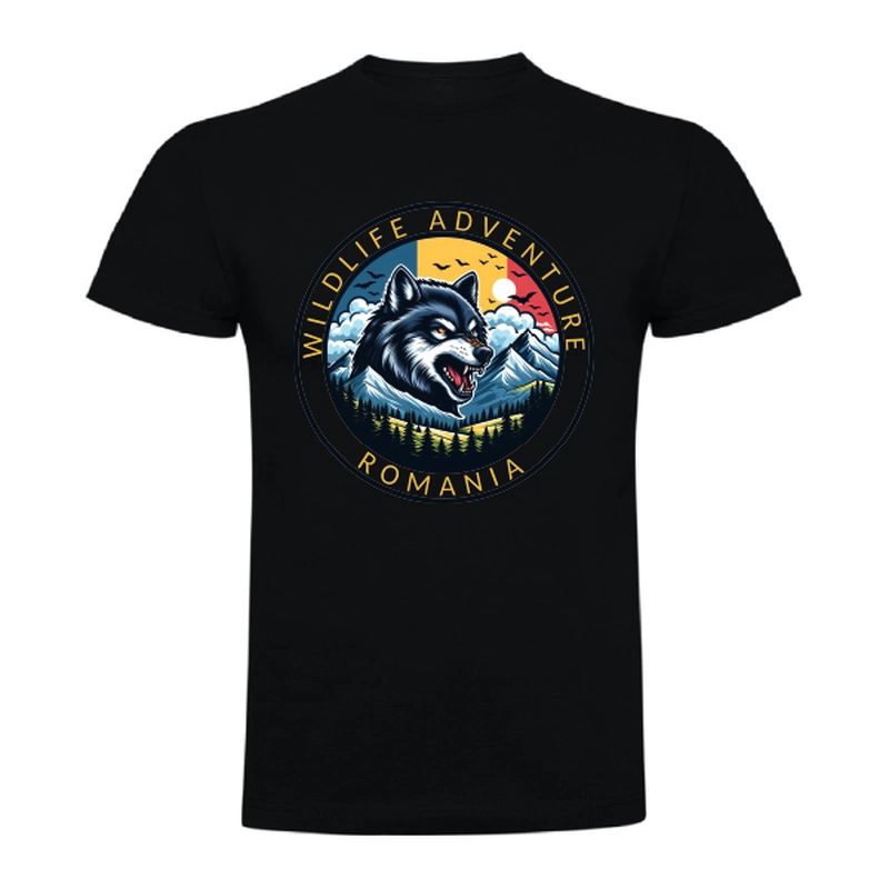 Tricou bărbat - Romana Wildlife Adventure - Lup - imagine 8