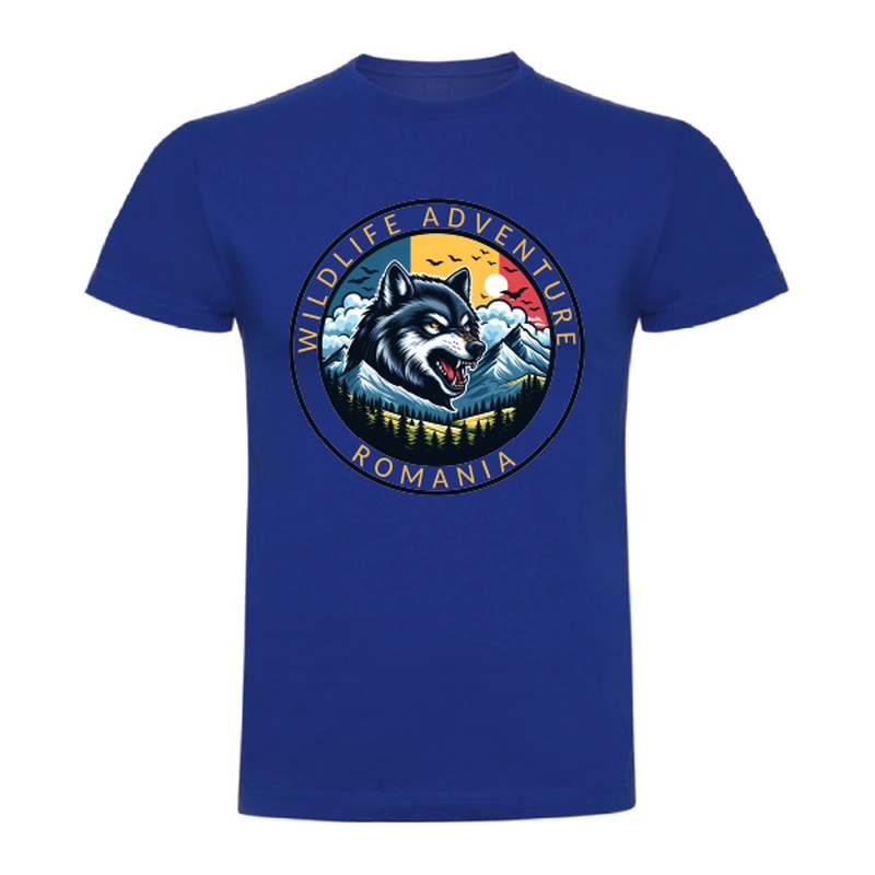 Tricou bărbat - Romana Wildlife Adventure - Lup - imagine 3