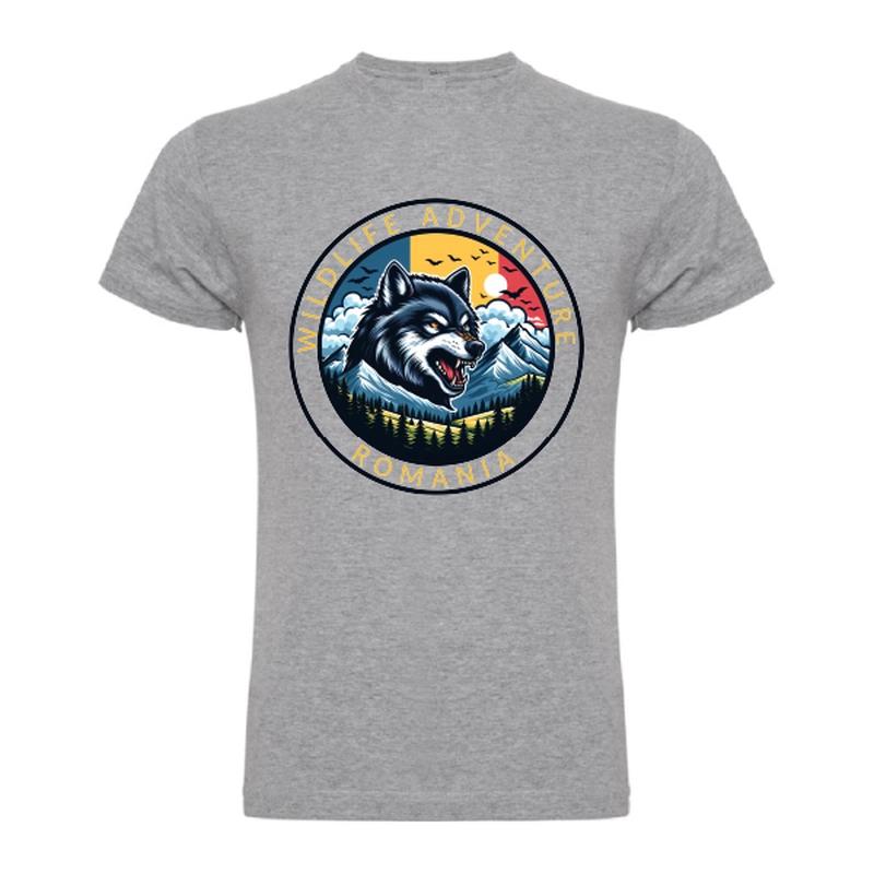 Tricou bărbat - Romana Wildlife Adventure - Lup - imagine 6