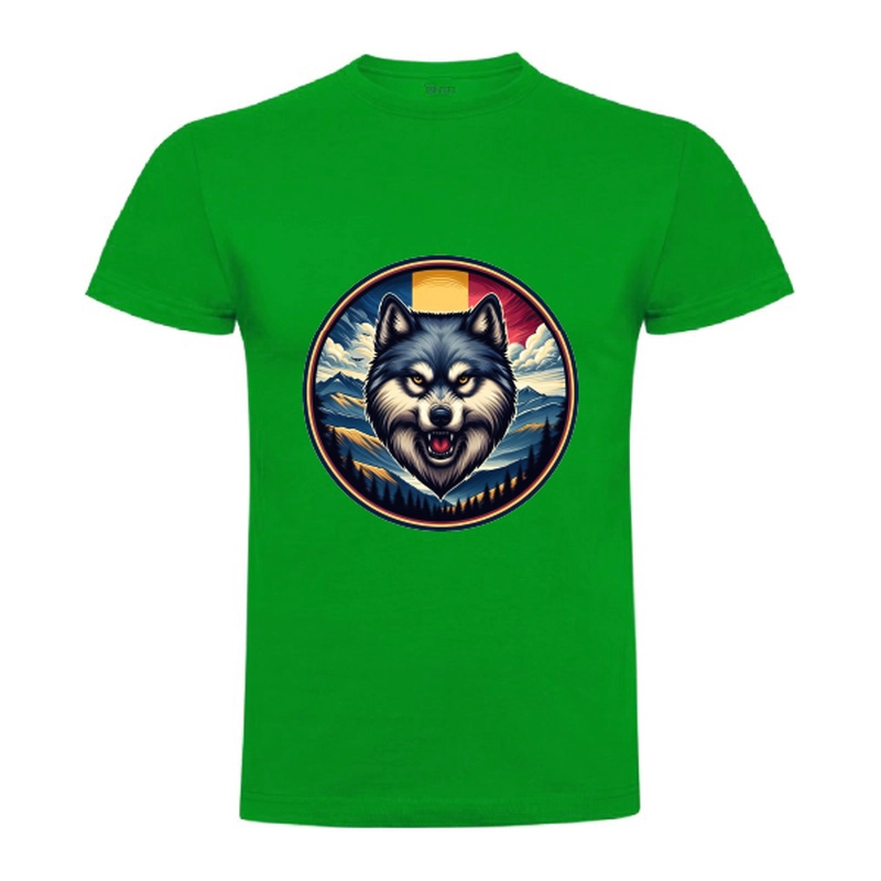Tricou bărbat - România - Lup cu tricolor - imagine 11
