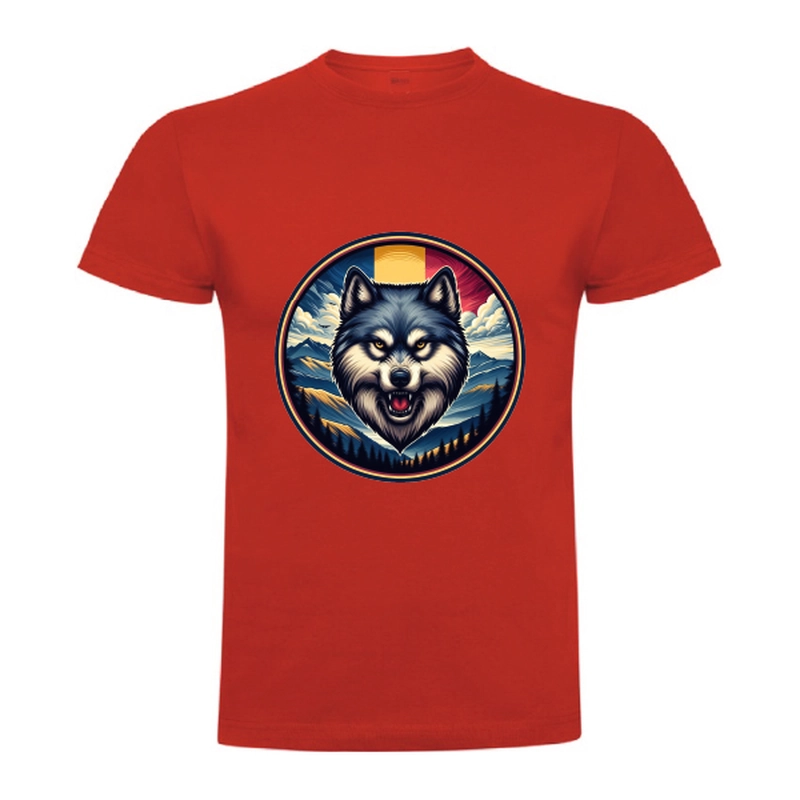 Tricou bărbat - România - Lup cu tricolor - imagine 10
