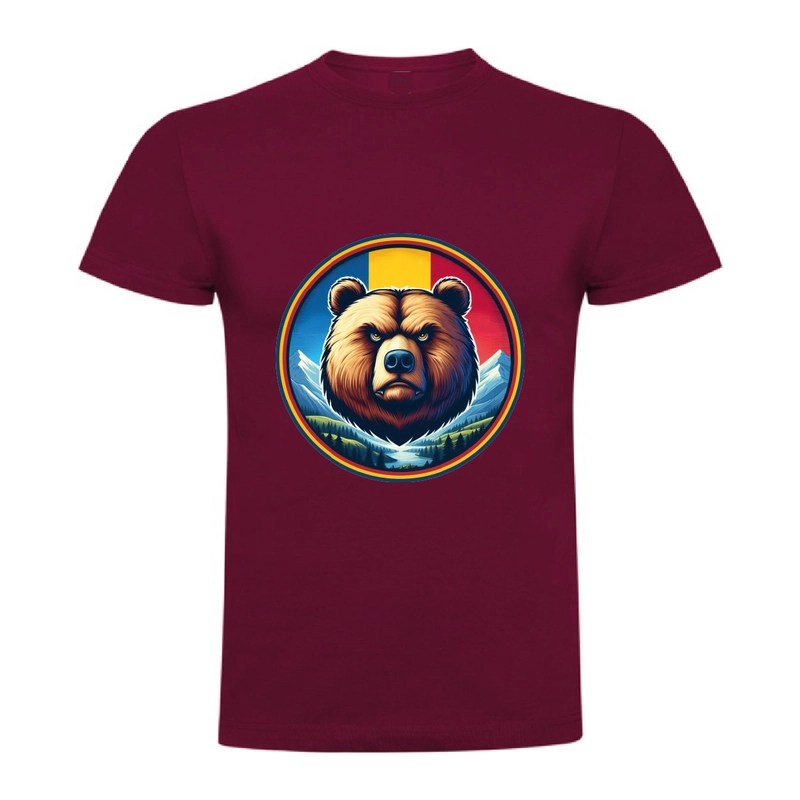 Tricou bărbat - Urs cu tricolor - imagine 11