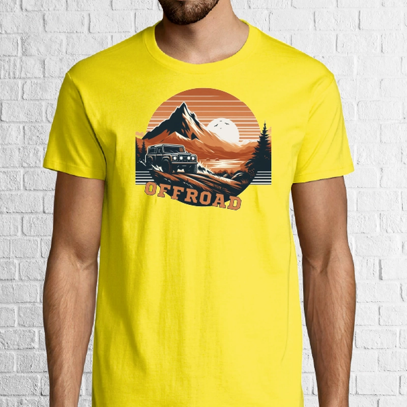 Tricou bărbat - Off-Road Sunset