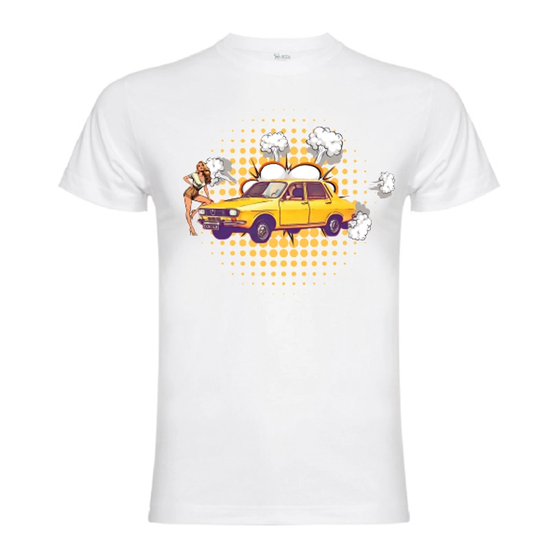 Tricou bărbat - Dacia 1300 Galbenă - imagine 2