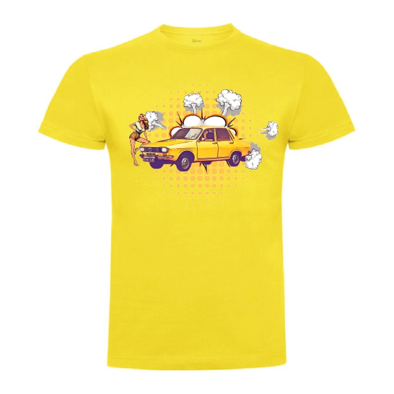 Tricou bărbat - Dacia 1300 Galbenă - imagine 6