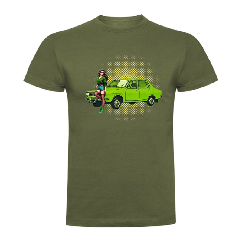 Tricou bărbat - Dacia 1300 Verde - imagine 8