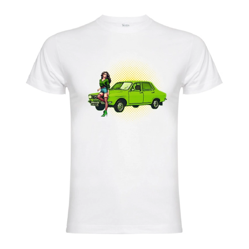 Tricou bărbat - Dacia 1300 Verde - imagine 2