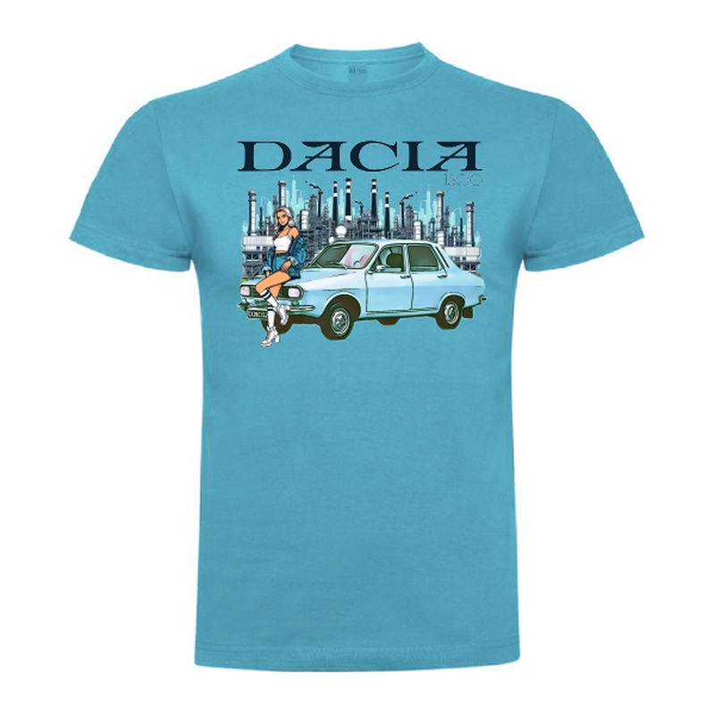 Tricou bărbat - Dacia 1300 Albastră - imagine 4