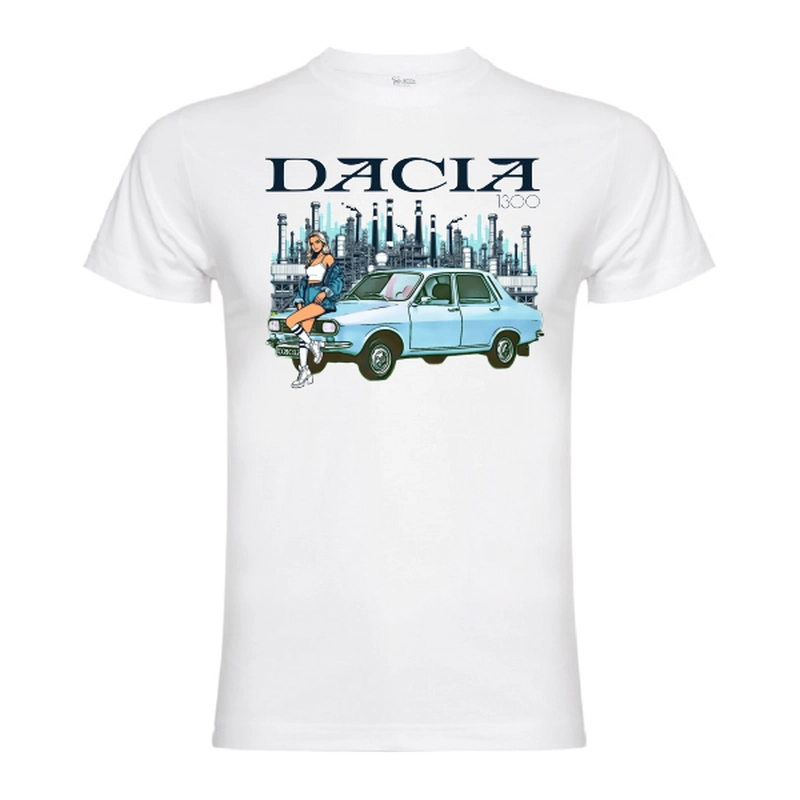 Tricou bărbat - Dacia 1300 Albastră - imagine 2