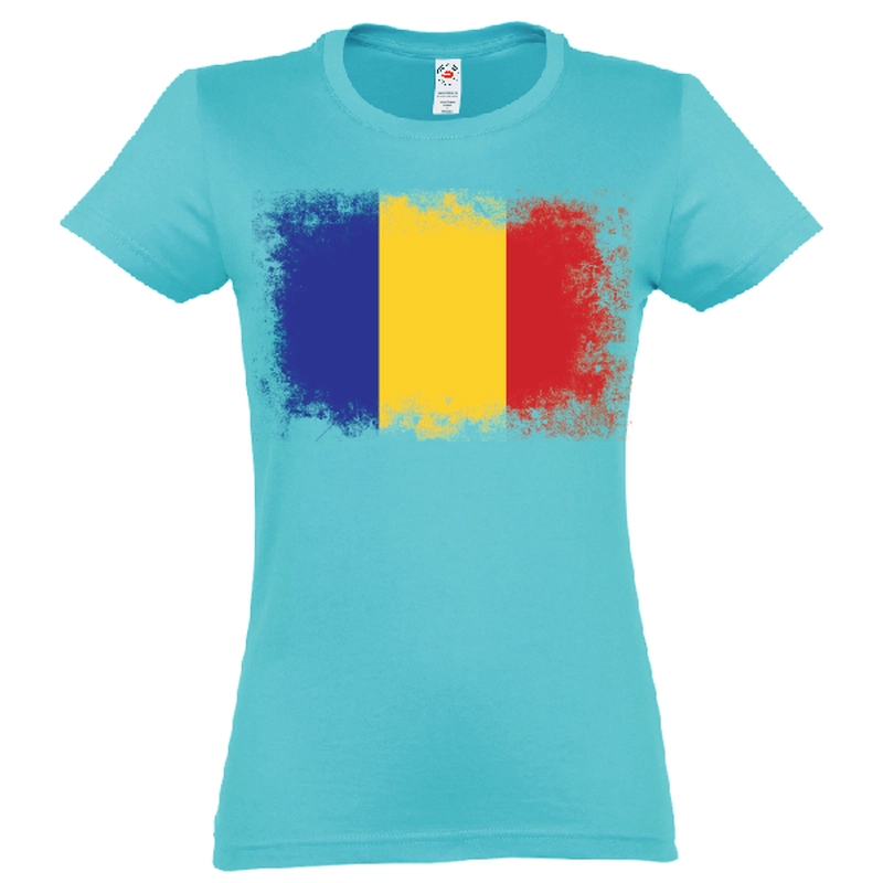Tricou damă - Vechi tricolor românesc - imagine 3