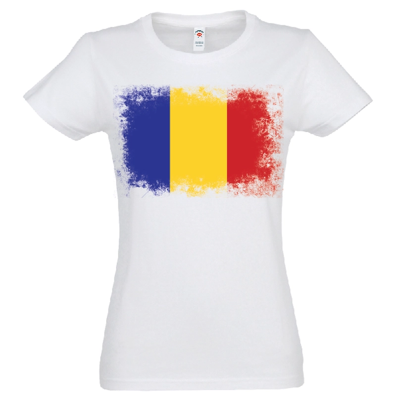 Tricou damă - Vechi tricolor românesc - imagine 2