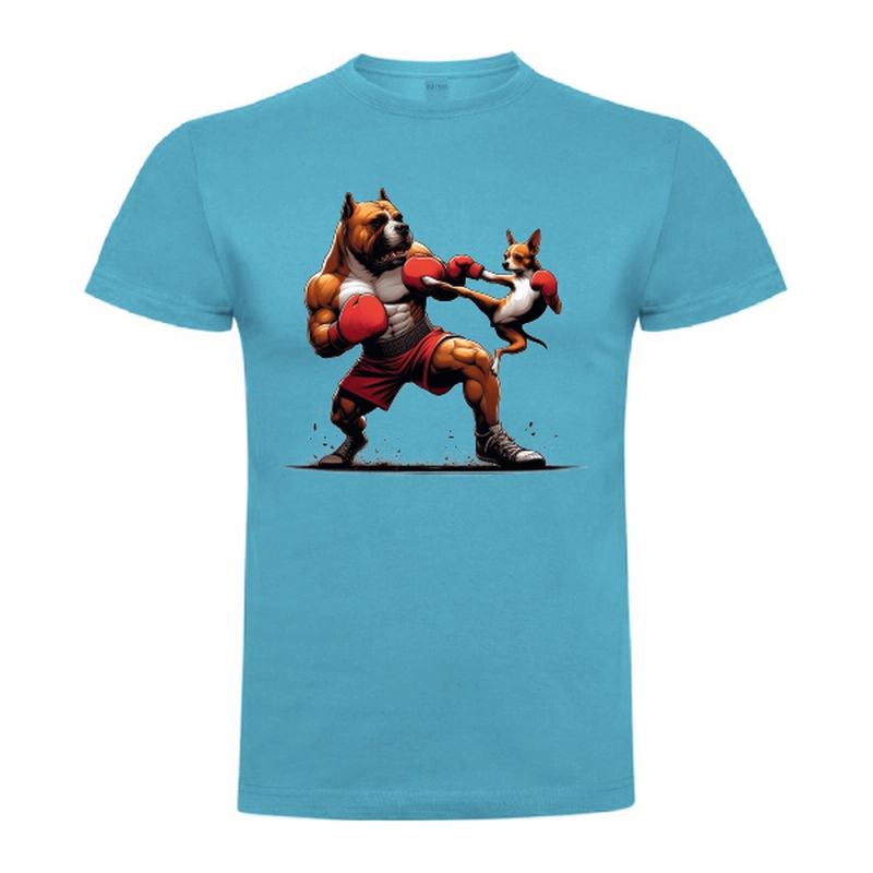 Tricou bărbat - Chihuahua vs. Pitbull - imagine 4