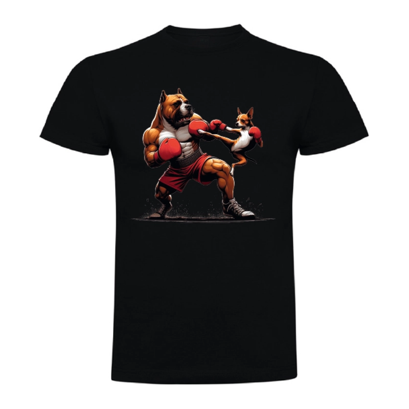 Tricou bărbat - Chihuahua vs. Pitbull - imagine 5