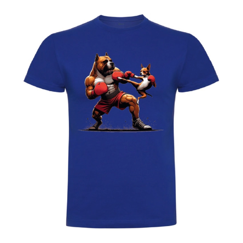 Tricou bărbat - Chihuahua vs. Pitbull - imagine 3